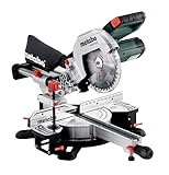 Metabo Kapp- und Gehrungssäge KGS 216 M – 613216000 – Mit Precision Cut Line, 216 mm Sägeblatt und Zugfunktion – 2 m Kabellänge