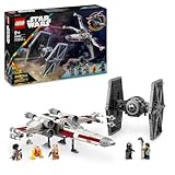 LEGO Star Wars Mashup aus TIE Fighter & X-Wing, baubare Spielzeug Sternjäger, Geschenkidee für Kinder, anpassbare Sternenschiffe, Geschenk für Jungen, Mädchen und alle Fans 75393