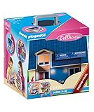 PLAYMOBIL Dollhouse 70985 Mitnehm-Puppenhaus mit Griff, Zusammenklappbar, Spielzeug für Kinder ab 4 Jahren