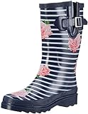 Beck Damen Stripes Gummistiefel, Blau, 40 EU