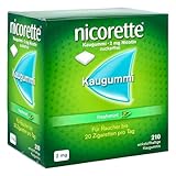 NICORETTE Kaugummi Vorratspack 2mg freshmint – Nikotinkaugummi zur Raucherentwöhnung – Minzgeschmack –2mg Nikotin – Rauchen aufhören – 210 St.