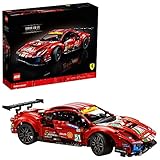 LEGO 42125 Technic Ferrari 488 GTE “AF Corse #51” Supersportwagen, Exklusives Sammlermodell, Modellbausatz für Erwachsene