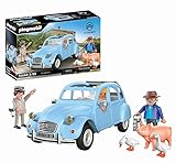 PLAYMOBIL Classic Car 70640 Citroën 2 CV, Ente mit abnehmbarem Verdeck, Sammlerstück für Autofans, Spielzeug für Sammler und Kinder ab 5 Jahren