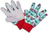moses. Krabbelkäfer Gartenhandschuhe, niedliche Kinderhandschuhe für den Garten, 2 Handschuhe mit genoppter Innenfläche und elastischem Bündchen, waschbar bei 30°, für Kinder von ca. 4 bis 8 Jahren