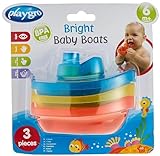 Playgro Bade-Boote 3-tlg. - Wasserspielzeug - Babyspielzeug - Spielzeug - Kleinkinder - Babywasserspielzeug - Babyboote - farbig