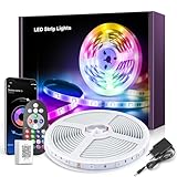 LED Strip 30m,Bluetooth LED Streifen,RGB Farbwechsel LED Lichterkette 30M mit Steuerbar via App, 16 Mio. Farben, Fernbedienung, Sync mit Musik, LED Band für Schlafzimmer TV Zuhause Schrankdek