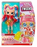 L.O.L. Surprise! Tweens Haribo Modepuppe – Holly Happy mit 15 Überraschungen und Haribo Süßigkeiten Modedesigns – Toll für Kinder ab 4 Jahren