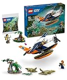 LEGO City Dschungelforscher-Wasserflugzeug (60425) & Dschungelforscher mit Baby-Gorilla (30665)