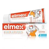 elmex Kinderzahnpasta 2-6 Jahre 50 ml – kindgerechte Zahnreinigung für hochwirksamen Kariesschutz – mit Aminfluorid für einen Dreifach-Schutzmechanismus