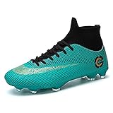 Football Boots Men's High Top Spikes Soccer Training Shoes Soccer Boots Cleats Profession Athletics Teenager Outdoor Soccer Shoes