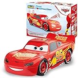 Revell Lightning McQueen Disney Cars Auto mit Licht&Sound, First Construction, Bausatz für Kinder ab 4, Rot
