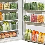 RHBHY Kühlschrank Organizer set 6pcs Refrigerator Door Aufbewahrungsbox Kühlschrank Boxen für Kühlschrank Schrank Speisekammer Snacks Dosen Küche, BPA-freier (6)