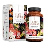 NATURTREU® Coenzym Q10 Kapseln hochdosiert mit 200mg pro Kapsel - 90 vegane Kapseln für 3 Monate Reichweite - Hochwertiges Q10 aus pflanzlicher Fermentation - Glanzleistung