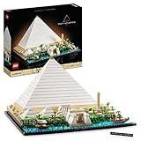 LEGO Architecture Cheops-Pyramide Bausatz zum Basteln als kreatives Hobby, Geschenkidee für Erwachsene, Männer, Frauen, Mutter, Vater, kreative Aktivität, Sammlung berühmter Sehenswürdigkeiten 21058