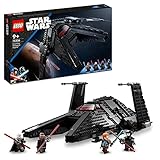 LEGO 75336 Star Wars Die Scythe - Transportschiff des Großinquisitors, Spielzeug-Raumschiff mit 2 Shootern, Ben Kenobi Minifigur und Lichtschwertern, Obi-Wan Kenobi Set