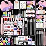 Major Dijit Acryl-Nagel-Kit mit Nagellampe, 12 Farben Acryl Pulver Acryl flüssig Top Coat Base Coat Nail Primer und elektrische Nagelbohrer für Gel-Nagel-Kit, DIY Nail Art Tool Monomer