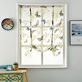 Generisch Schlafzimmer Fenstergardinen Küche Voile Roman Sheer Badezimmer Home Textilien Scheibengardine Küche Blickdicht (L, L)