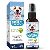 ATUIO Dentalspray für Hunde & Katzen, Natürliche Entfernt Zahnbelag, Zahnsteinentferner Zahnreinigung für Hund gegen Zahnstein, Zahnpflege Ohne Bürste