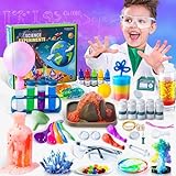 70 Wissenschaft Experimente Kit für Kinder ab 4-6-8-12, Mint Erziehungswissenschaft Spielzeug Geschenke für Mädchen Jungen, Chemie Set, Kristallwachstum, Eruption Vulkan