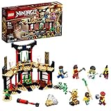 LEGO 71735 NINJAGO Turnier der Elemente Tempel Bauset mit Kampfarena und sammelbarer Figur des Goldenen Ninja Lloyd, 6-99 Jahre