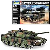 Revell Modellbausatz Panzer 1:72 - Leopard 2 A6/A6M im Maßstab 1:72, Level 4, originalgetreue Nachbildung mit vielen Details, 03180, Keine