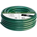 Vartco Light 3-lagiger Wasserschlauch Gartenschlauch Schlauch Gartenbewässerung Flexibel Flexischlauch Polyester-Kreuzgeflecht UV-beständig 25 Bar (3/4'' 10m), Grün/Schwarz