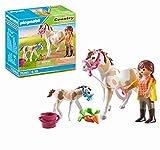 PLAYMOBIL Country 71243 Pferd mit Fohlen, Tiere für den Reiterhof, Spielzeug für Kinder ab 4 Jahren