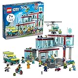LEGO City Hospital 60330 Building Kit with Ambulance and Rescue Helicopter for Kids Aged 7 and up (816 Pieces)