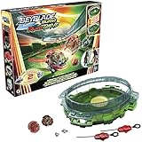 Hasbro Beyblade Burst QuadDrive Interstellar Drop Battle Set − Beystadium-Arena, 2 Kreisel und 2 Starter, ab 8 Jahren, Mehrfarbig