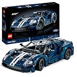 LEGO Technic Ford GT 2022 Auto-Modellbausatz für Erwachsene, Supercar im Maßstab 1:12 mit authentischen Merkmalen, fortschrittliches Sammlerset und Geschenk für Erwachsene 42154