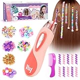 Geschenk Mädchen 5 6 7 8 9 Jahre: Haarschmuck Mädchen Spielzeug ab 6-12 Jahre Kinder, Haarperlen für Mädchen Geburtstagsgeschenk 6 8 10 Jahren, Kinder Hair Braiding Machine DIY Haardekorations