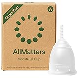 AllMatters Menstruationstasse (ehemals OrganiCup) - Größe A - für Alle, die Noch Nicht Vaginal Entbunden Haben - Weiches und Angenehmes Medizinisches Silikon