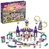 LEGO 41685 Friends Magische Jahrmarktachterbahn, Freizeit und Vergnügunspark mit Zaubertricks für Kinder, Spielzeug, Geschenk für Weihnachten ab 8 Jahren