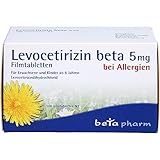 Levocetirizin beta 5 mg Filmtabletten, 100 St