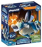 PLAYMOBIL DreamWorks Dragons 71082 Dragons: The Nine Realms - Plowhorn & D'Angelo, Dragons-Figur und Spielzeug-Drache mit Hörnern, Spielzeug für Kinder ab 4 Jahren