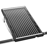 PEILU Solar Poolheizung mit Stativ & Schlauch max. 15 Liter Wasserinhalt Solarheizung Solaranlage Solarpanel Komplettset Sonnenkollektor für Warmwasser Gartendusche Pool Schwimmbad