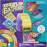 Mattel Games - UNO Flip Extreme Kartenspiel für Kinder, Erwachsene und die Familie, kombiniert UNO Flip und UNO Extreme in einem einzigen Spiel, Familienspiel ab 7 Jahren, JCH61