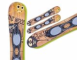 Snowblades Mini Woody Ski Blades Kurzski Vollholzkernski Bügelbindung Baldefun 2022/2023