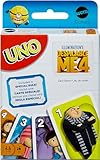 Mattel Games UNO - Einfach Unverbesserlich 4 Kartenspiel für Kinder, Erwachsene & Familie mit Deck, inspiriert vom Film