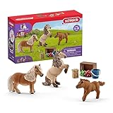 schleich 41432 Mini Shetty Familie, ab 5 Jahren, HORSE CLUB - Spielset, 8 Teile, exklusiv bei Amazon