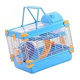 INOOMP 1 Satz Schlosshamsterkäfig Haustier Hamsterkäfig Zweilagiger Hamsterkäfig Kleintierlaufstall Hamster käfig Hamster cage Chinchilla-Käfig für Haustiere Haustier-Hamster-Villa Acryl