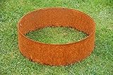 Rasenkanten Baumring Corten Pflanzring Kreis Ø 37 cm x 17,5 cm Edelrost - 1er Set