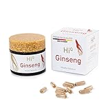 Einziger nachhaltiger Ginseng, ultrarein 0% Pestizide, 40 vegane Kapseln (Monatskur), roter hochdosierter koreanischer Panax, laborgeprüfte Qualität, histaminarm, ohne künstliche Zusätze