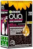 Garnier Olia Öl-Coloration, dauerhafte Haarfarbe, ohne Ammoniak für einen angenehmen Duft, intensive Farbkraft, 3.23 Dunkle Schokolade, 60 g