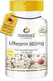 Theanin Tabletten - 500mg - 100 Tabletten - vegan - Aminosäure | Warnke Vitalstoffe - Deutsche Apothekenqualität