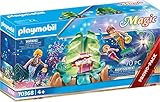 PLAYMOBIL Magic 70368 Korallen-Lounge der Meerjungfrauen, Mit Lichteffekt und Sammelperlen, Ab 4 Jahren