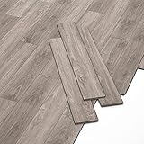 ARTENS - PVC Bodenbelag HALDANE - Click Vinyl-Dielen - Vinylboden - Holz-Effekt - Braun und Beige - FORTE - 94 cm x 14.8 cm x 4,2 mm - Dicke 4,2 mm - 1,39m²/10 Dielen