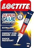 Loctite Super Glue Power Gel 20g, Allzweckkleber für Reparaturen, Superstarker Klarkleber für verschiedene Materialien, Sekundenkleber für präzise Reparaturen, 1 x 20g (Verpackung kann variieren)