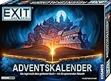 KOSMOS 681951 EXIT - Das Spiel Adventskalender: Die Jagd nach dem goldenen Buch, 24 spannende Rätsel ab 10 Jahre, Amazon Exklusiv, Escape Room Spiel vor Weihnachten