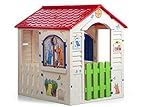 Chicos - Country Cottage | Spielhaus fur kinder outdoor | Robuster und langlebiger Kunststoff | Gartenhaus Kinder für Jungen und Mädchen ab 2 Jahren (89607)